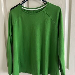 Isaac Mizrahi Green Long Sleeve Tunic